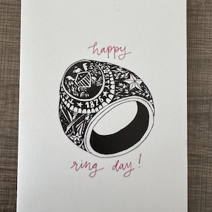 Texas A&M University Ring Day Card