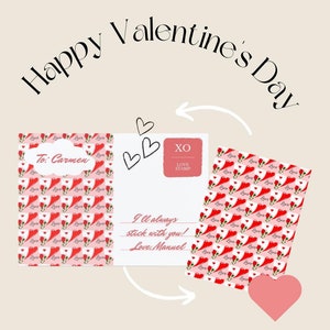 Hand-Drawn Valentine's Day Pattern – Seamless Digital Design for Romantic DIY Projects