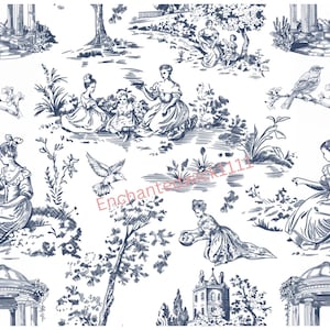 Papel de arroz para decoupage, chinoiserie country, francês toile, nº 112, tamanho carta, papel de arroz para porta-trecos, velas, móveis, artesanato, scrapbook