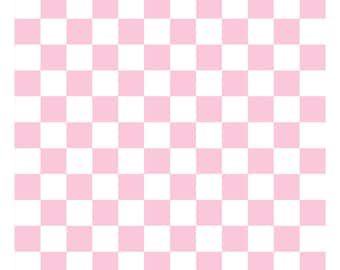 Decoupage Rice Pink Checkered Plaid Pattern #24, Letter Size Rice paper for Coaster, Trinket Box, Candle, Furniture & DIY Crafts Supply