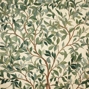 Decoupage Reispapier mit William Morris Blumenmuster #147, Reispapier für Untersetzer, Schmuckbox, Kerzen, Möbel, Kunsthandwerk,
