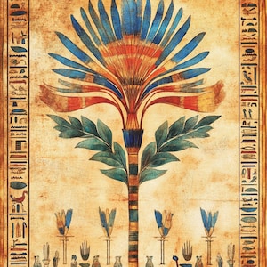 Papiro egipcio antiguo para decoupage n.º 133, papel de arroz tamaño carta para cajas de baratijas, velas, muebles, artículos de manualidades, álbumes de recortes y diarios basura.