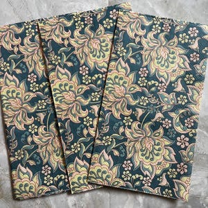 Servilletas de papel florales de William Morris para bodas, cumpleaños, fiestas, posavasos con decoupage, cajas de baratijas, velas, muebles y arte con conchas.