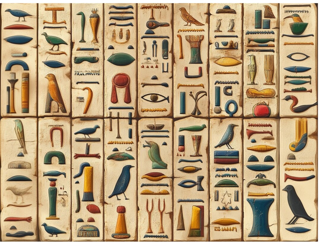 Decoupage Ancient Egyptian Papyrus #134, Letter Size Rice Paper for ...