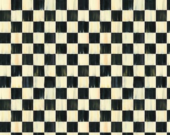 Decoupage Rice Black Checkered Plaid Pattern #25, Letter Size Rice paper for Coaster, Trinket Box, Candle, Furniture & DIY Crafts Supply