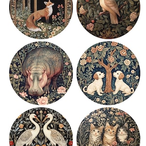 Papier de riz à découper avec 6 motifs ronds n°5, pour travaux manuels, papier de riz pour sous-verre, boîte à bijoux, bougie, fournitures pour meubles et travaux manuels