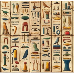 Papiro egipcio antiguo para decoupage n.º 137, papel de arroz tamaño carta para cajas de baratijas, velas, muebles, artículos de manualidades, álbumes de recortes y diarios basura.
