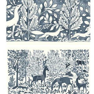 Papier de riz pour découpage Miranda Thomas Forest Life #2, papier de riz pour sous-verre, boîte à bijoux, bougie, meubles et journal de scrapbooking, supports mixtes