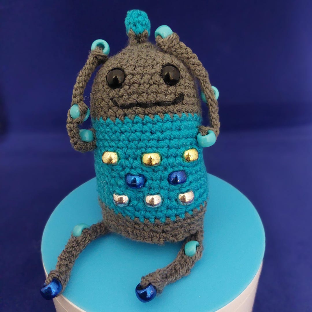Rory the Robot - Crochet Pattern for Fidget Robot - Small Sensory Toy ...