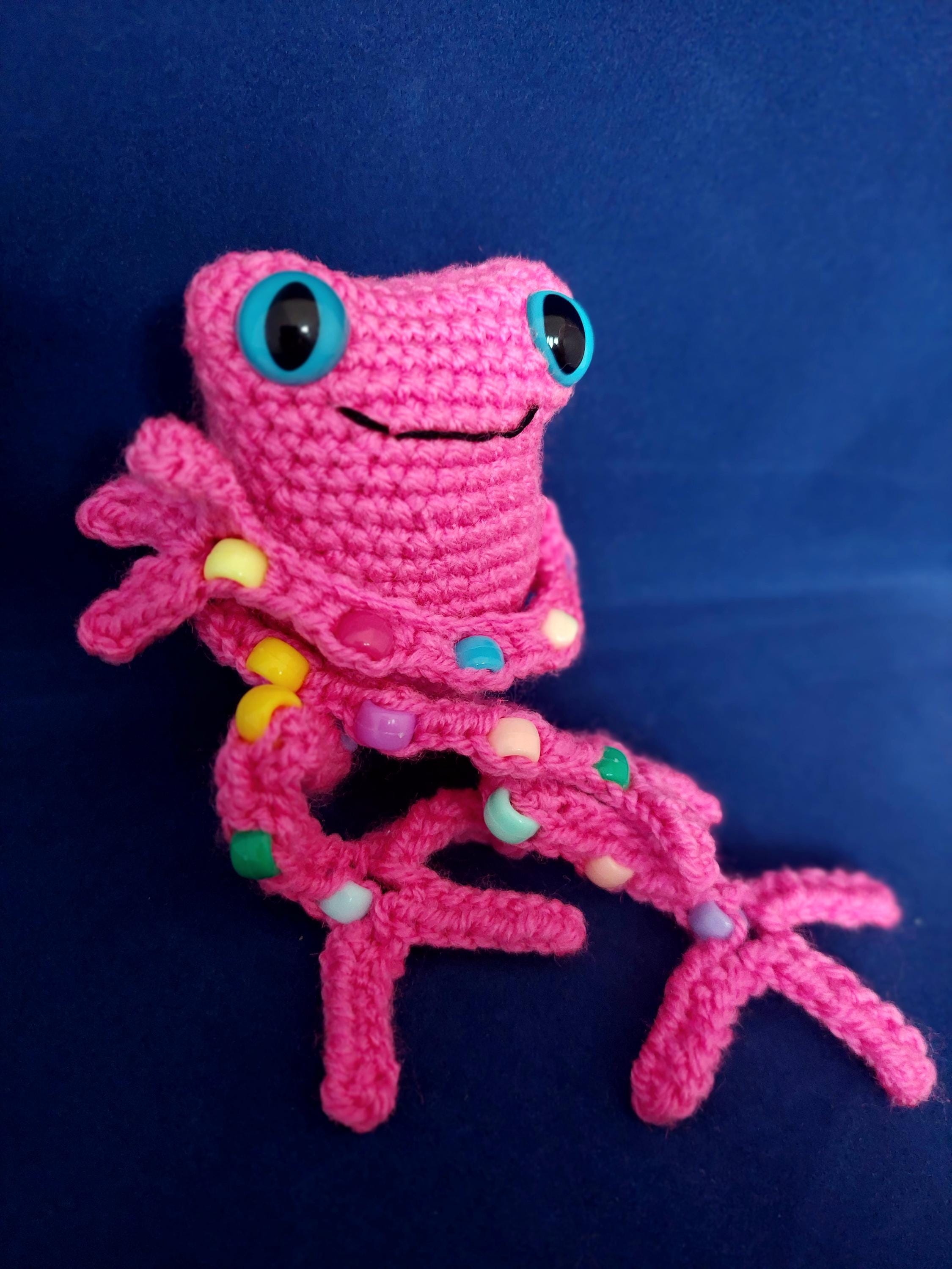 24 Leggy Frog Crochet Patterns to Charm Kids and Frog Fans 7 Leggy Fidget Frog