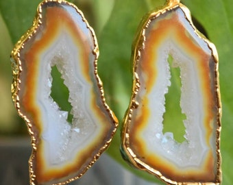 The Sienna Agate Earring