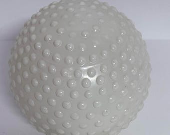 MCM Milk Glass Hobnail Light Shade