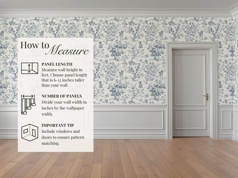Dog Wallpaper, Whimsical Toile de Jouy Golden Retriever, Vintage Style Botanical, Peel & Stick, Removable, Pre-Pasted, Vinyl, Custom Color image 6