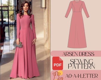 asymmetric cut out mini dress Balloon Sleeve Dress Pattern- The Assembly Line – Potter & Co Australia main image 0