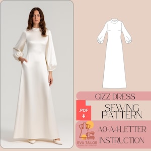 Maxi Dress Long Sleeve Satin Abaya - Etsy