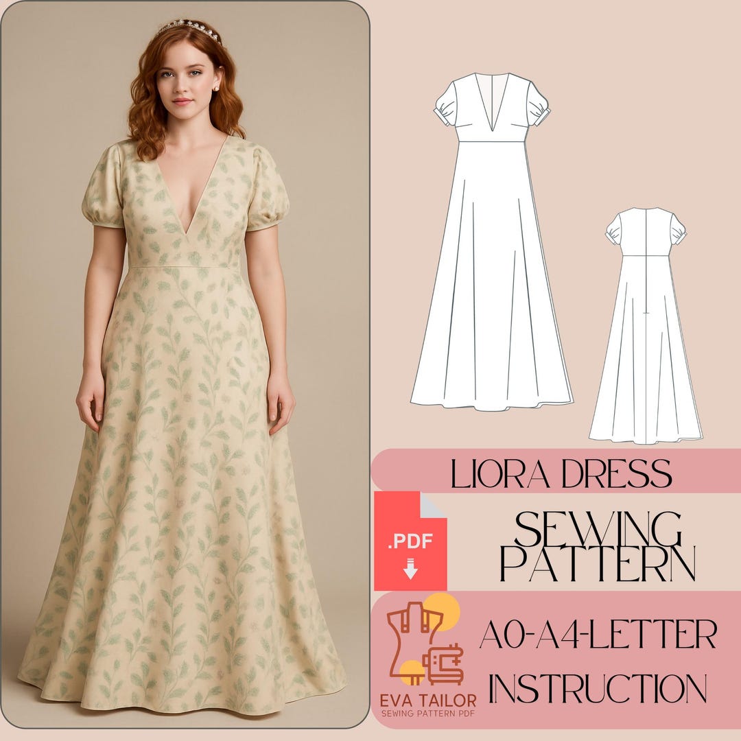 maxi dress patterns with sleeves FLUTTER SLEEVE MAXI