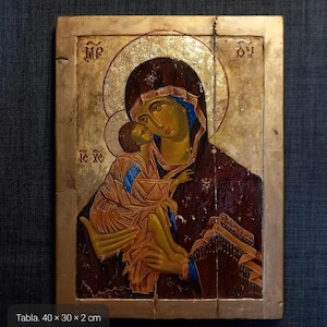 Ícone da Virgem Donskáya com o Menino Jesus