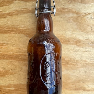 Vintage Grolsch Bierflasche mit Bügelverschluss