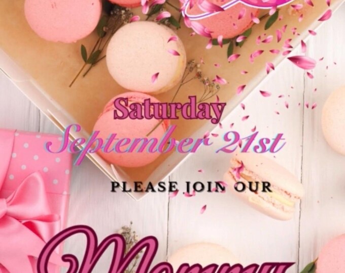 Digital Baby shower announcements