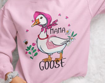 Mama Goose PNG-Instant Digital Download-Mama png,Coquette Mama png,Mama Sublimation,Vintage mama png,Mama goose png,Mothers day png