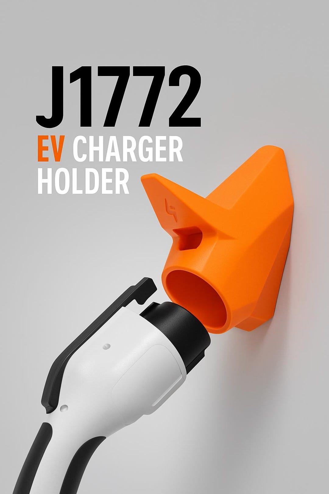 EV Charger Holder J1772 Wall Mount Plug Dock, Support Mural Pour ...