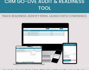 crm Go-Live-Audit-Tool | Automatisiertes Projekt-Tracker-Dashboard (Excel)