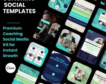 Canva Coaching Instagram Vorlagen | Über 600 Social Media Posts