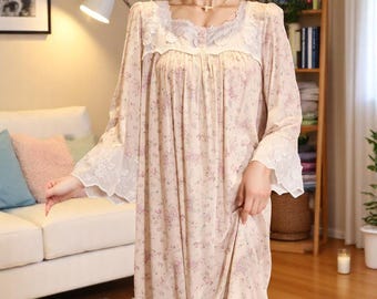 white christmas dresses 100% Organic Cotton Nightgown Lounge Dress, Chemical-Free – Rawganique main image 0