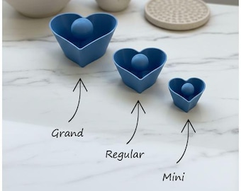 Hjärtformande rundningsverktyg för keramik (mini/vanlig/stor storlek)