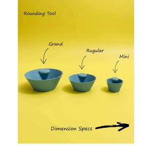 Pottery Rim Rounding Tool (mini/regular/grand Sizes) - Etsy