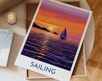 Póster de navegación, arte de pared náutico, impresión de arte de navegación, impresión de pared de velero, póster de aventuras, decoración marítima, arte costero, regalo de marinero