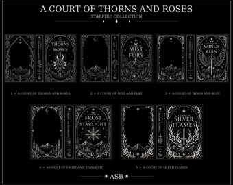 A Court of Thorns and Roses Book Cover Series | Starfire Collection |