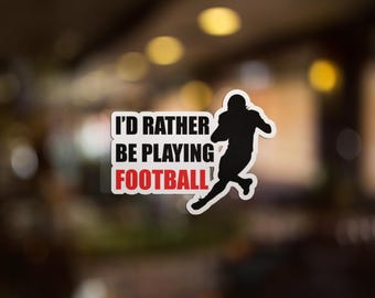 Football vinyl decal Sticker