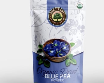 Bio-Blau-Schmetterlings-Erbsenblumen-Tee: Natürliches blaues Kräutergetränk