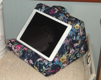 Lap Book or Tablet Reading Stand / Padded Soft and Light / Hold All Your Items Hands Free