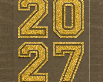 Senior Iron On Decal, Class of 2027, For Senior Jeans, Senior Corset , Shirts, Sports Bag, DIY Senior Decal, Vinyl Senior Transfer