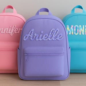Persononalized Back to School Iron On Decal for Backpacks, Kids, Lunchboxes, Binders, Custom, HTV Decal, Name Decal,  Nickname Decal
