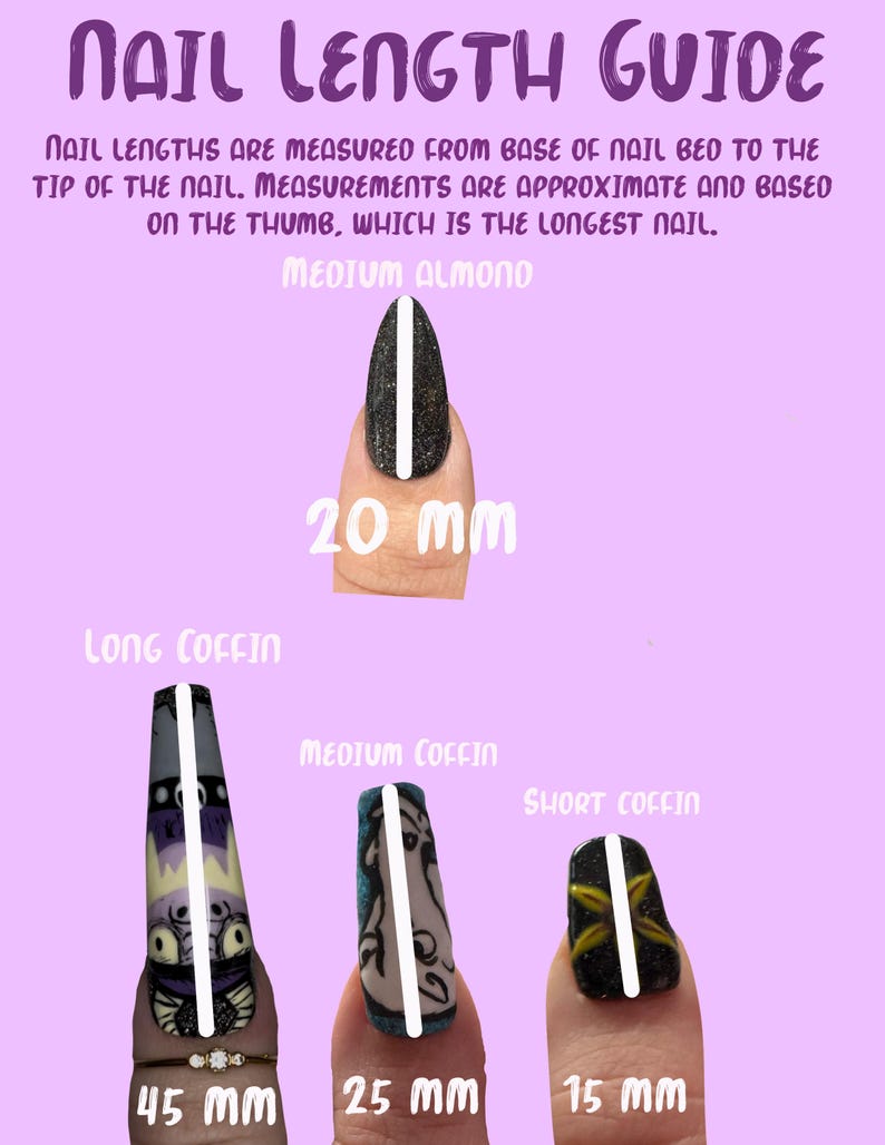 CUSTOM * Press on Nails - Etsy