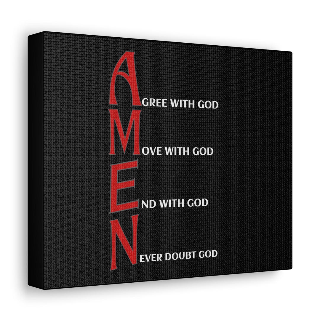 Amen Wall Art |christian Wall Art | Bible Verse Wall Art |scripture ...