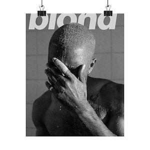 Póster de la portada del álbum Blond de Frank Ocean
