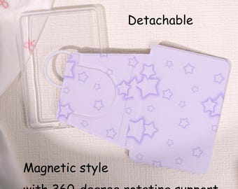Purple Stars 360 Degree Rotating Kindle Case, Kindle 12th Gen (2024/2022) Paperwhite 6"/7" Case, Kindle 10th Case, Personalized Paperwhite