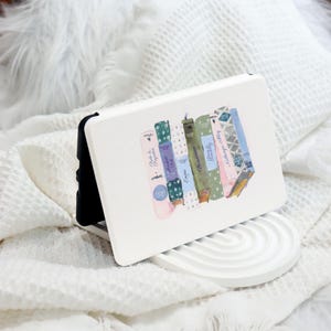 Hand-painted Books Kindle 12th Gen (2024/2022) Paperwhite 6"/7" Case Hand Strap, New Kindle Case, Kindle 10th Case, Personalized Paperwhite