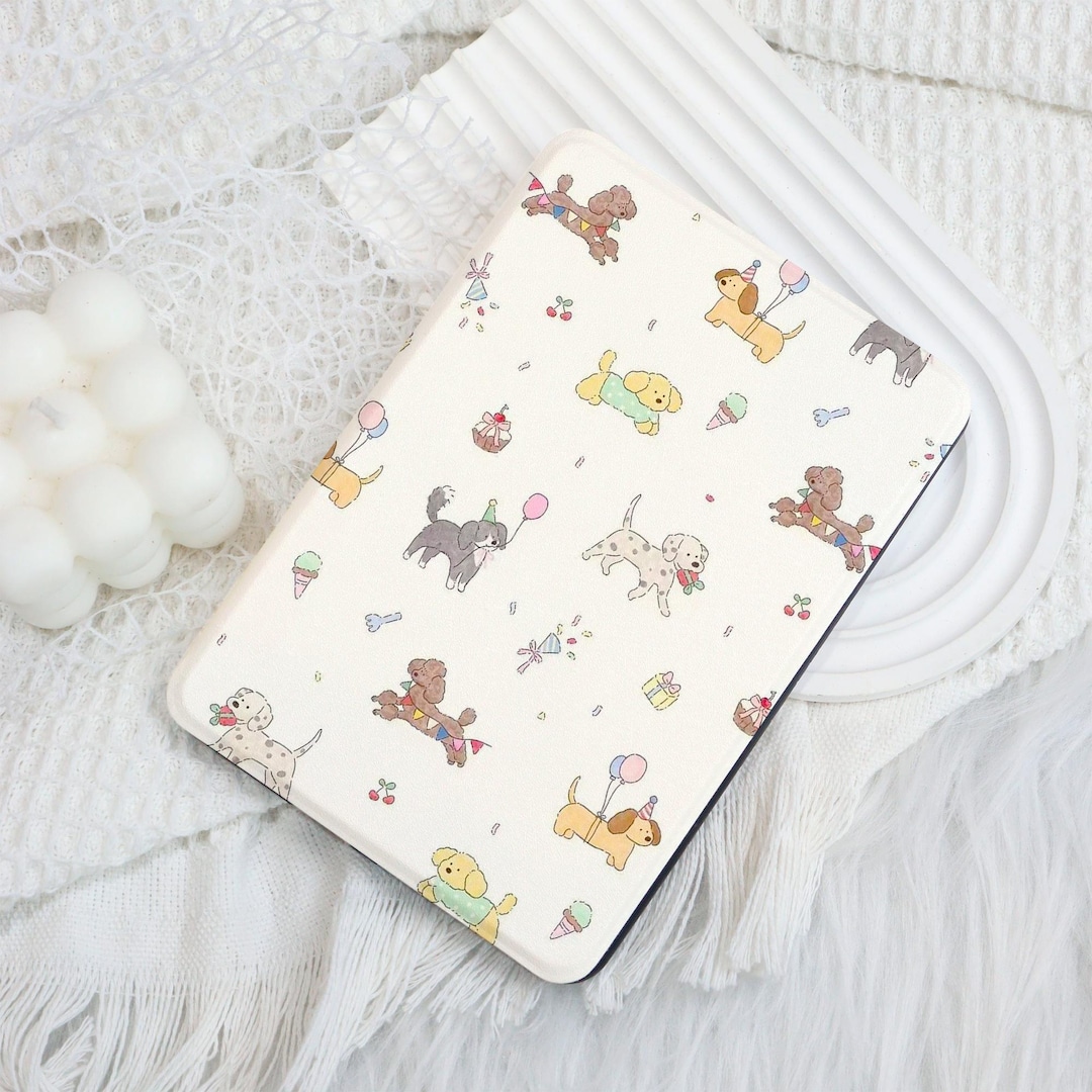Cute Dog Kindle 12th Gen (2024/2022)paperwhite 6"/7" Case With Hand ...