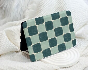 Green Lattice Kindle 12th Gen (2024/2022) Paperwhite 6"/7" Case With Hand Strap,All New Kindle Case,Kindle 10th Case,Personalized Paperwhite