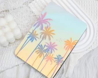Pastel Palm Trees Kindle 12th Gen (2024/2022)Paperwhite 6"/7" Case With Hand Strap,Kobo Clara Libra,Kindle 10th Case,Personalized Paperwhite
