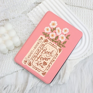 Book Flowers Kindle 12th Gen (2024/2022) Paperwhite 6&quot;/7&quot; Case With Hand Strap,All New Kindle Case,Kindle 10th Case,Personalized Paperwhite