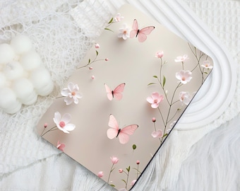 Butterfly Floral Kindle 12th Gen (2024/2022)Paperwhite 6"/7" Case With Hand Strap,Kobo Clara Libra,Kindle 10th Case,Personalized Paperwhite
