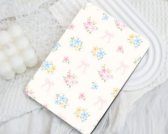 Floral Bow Kindle 12th Gen (2024/2022)Paperwhite 6"/7" Case With Hand Strap,Kobo Clara Libra,Kindle 10th Case,Personalized Paperwhite