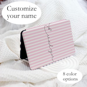Custom Stripe Kindle 12th Gen (2024/2022) Paperwhite 6&quot;/7&quot; Case With Hand Strap,All New Kindle Case,Kindle 10th Case,Personalized Paperwhite