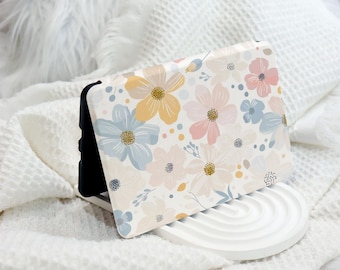 Hand Drawn Flower Kindle 12th Gen (2024/2022) Paperwhite 6&quot;/7&quot; Case With Hand Strap, Kindle Case, Kindle 10th Case, Personalized Paperwhite